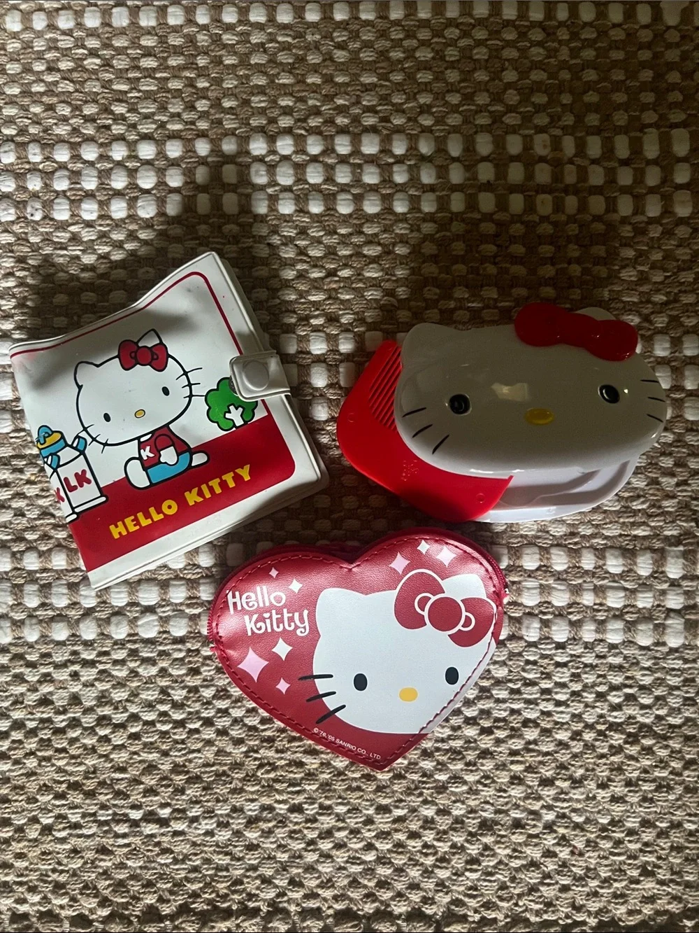 Hello Kitty Red & White Mini Accessory Trio